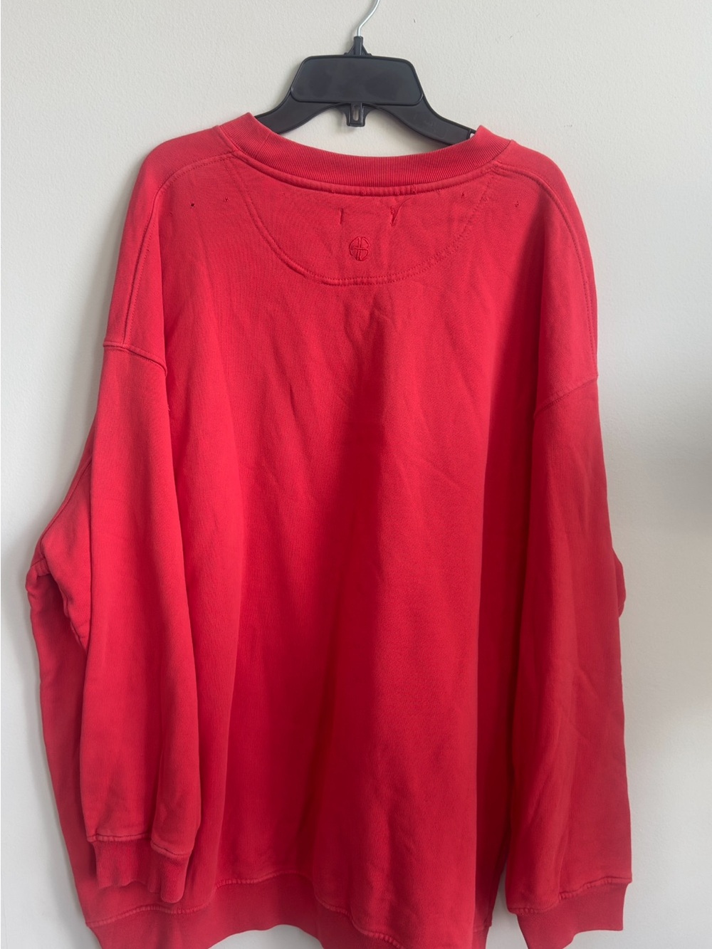 Anine Bing Red Logo Pullover Sweatshirt - Picture 11 of 14